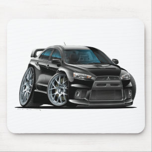 Mitsubishi Evo svart bil Musmatta