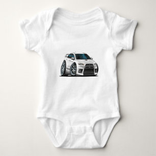 Mitsubishi Evo vitbil Tee Shirt