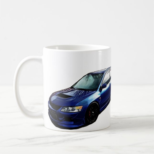 Mitsubishi Evolution Kaffemugg (Vänster)