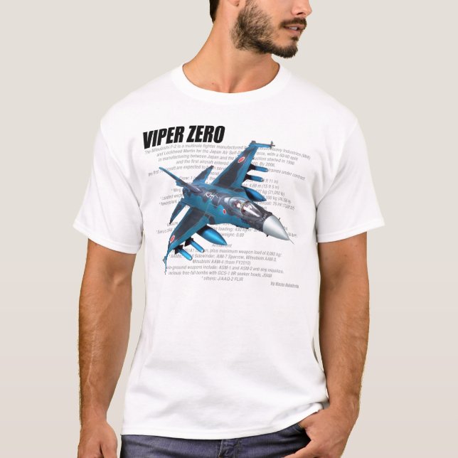 Mitsubishi F-2"VIPER ZERO" T-shirt (Framsida)