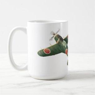 Mitsubishi J2M3 Raiden-flygplanet mugg