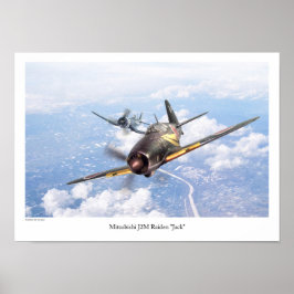 Mitsubishi J2M Raiden "Jack" Poster