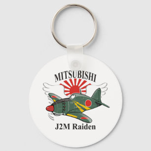 mitsubishi J2M Raiden Nyckelring