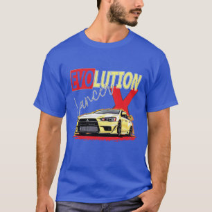 Mitsubishi Lancer EVO 10 X Racing Drifting Sport T Shirt
