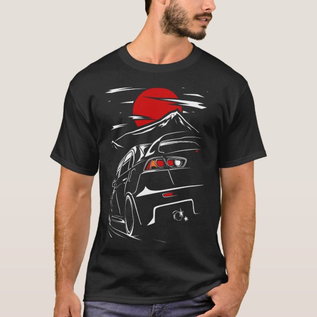 Mitsubishi Lancer Evo X T Shirt (Framsida)