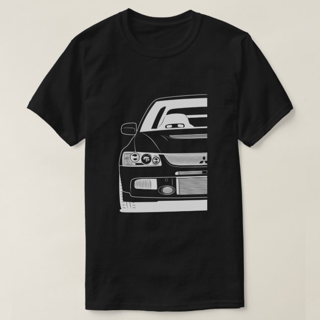 Mitsubishi Lancer Evolution 9 Best Shirt Design Re T (Design framsida)
