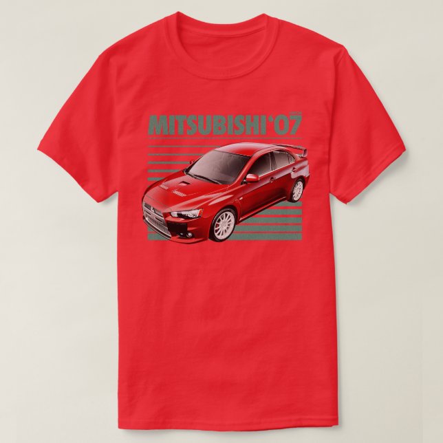 MITSUBISHI LANCER T SHIRT (Design framsida)