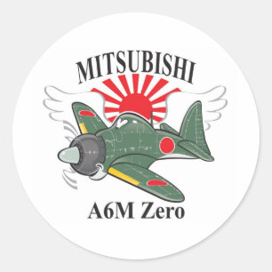 mitsubishi noll runt klistermärke