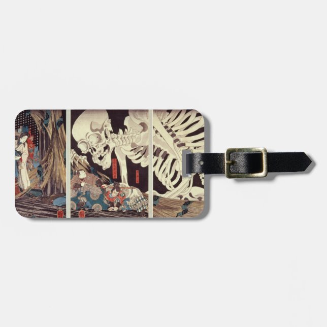 Mitsukini som trotsar den skelett- spökbilden, bagagebricka (Horisontell Framsida)