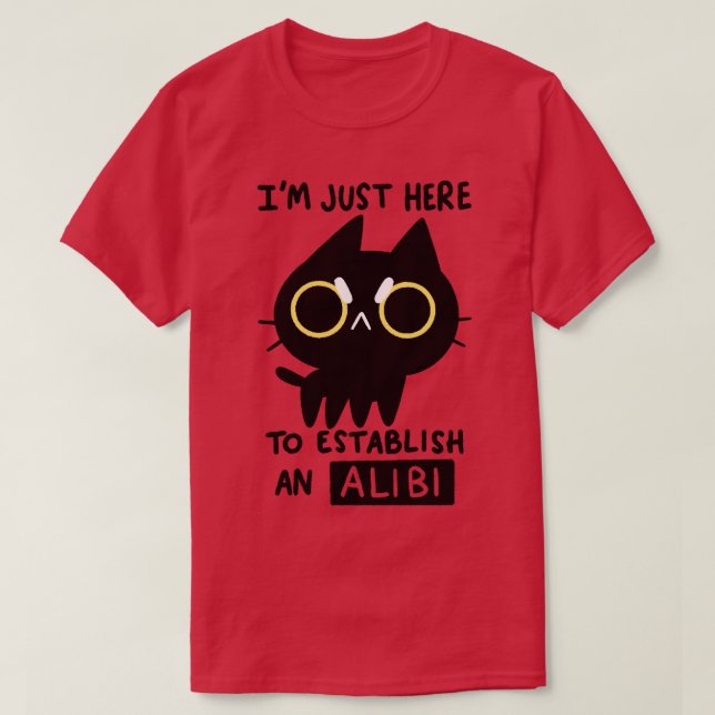 Mitt alibi t shirt (Design framsida)