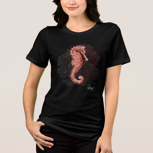 Mitt anddjur - Seahorse T Shirt (Framsida)