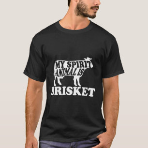 Mitt andliga djur är Brisket Bbq Grill Funny Grill T Shirt