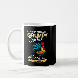 Mitt andliga djur är en grumpy Chicken Kaffemugg
