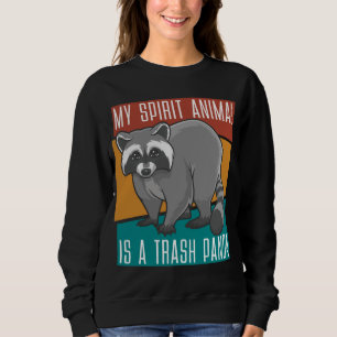 Mitt andliga djur är en Sopor Panda Raccoon T Shirt