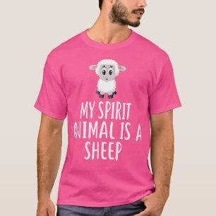 Mitt andliga djur är ett fjällande får t shirt