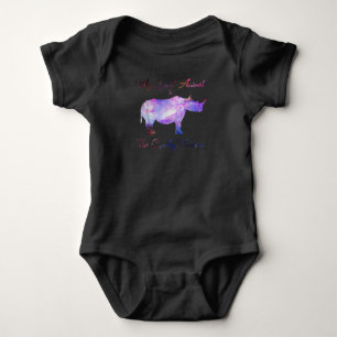 Mitt andliga djur Knubbiget Unicorn Adworthy Rhino T Shirt