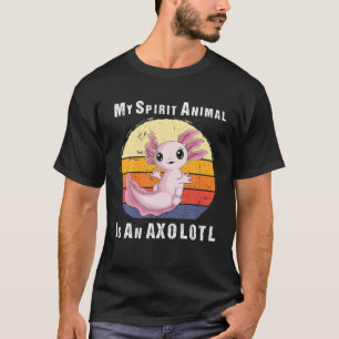 Mitt andningsdjur är Axolotl Cute Kawaii Axolotl K T Shirt