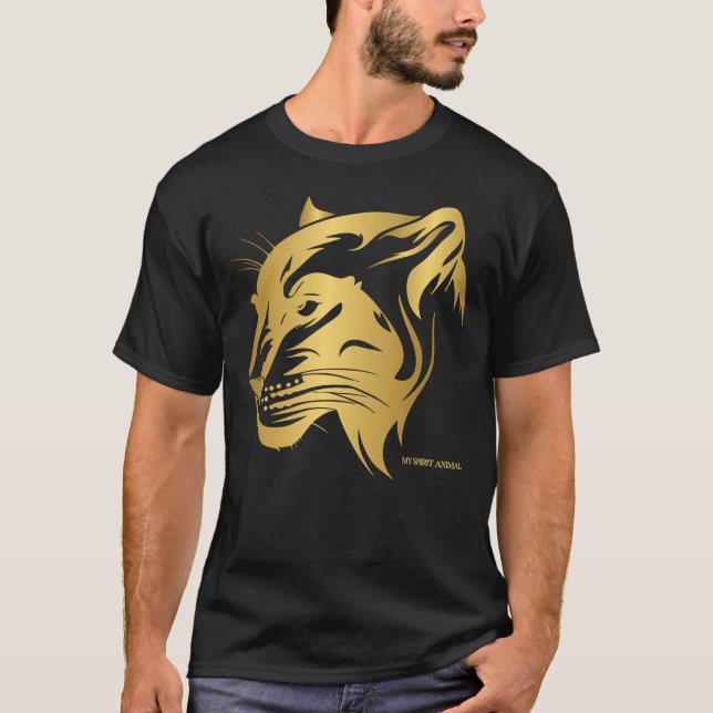 Mitt andningsdjur - Panther T Shirt (Framsida)