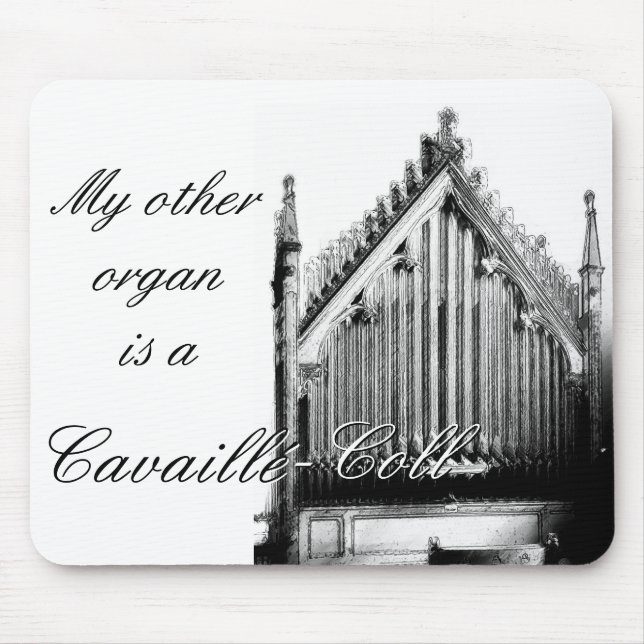 Mitt andra organ Mousepad Musmatta (Framsidan)