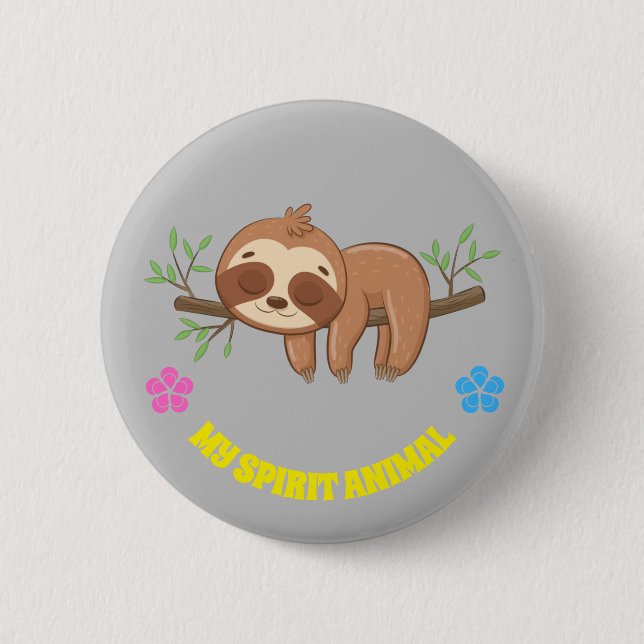 Mitt andrattdjur | Mall för slamrande lutning Knapp (Framsida)