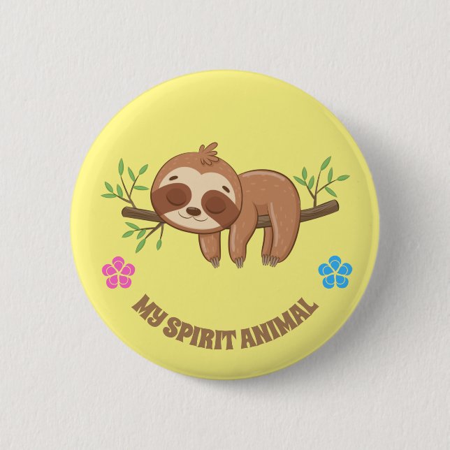 Mitt andrattdjur | Mall för slamrande lutning Knapp (Framsida)