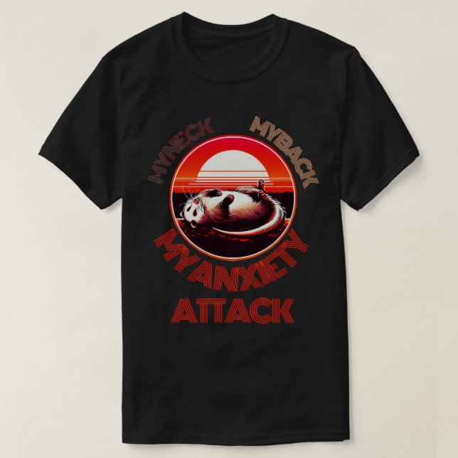 Mitt ångestanfall t shirt (Design framsida)