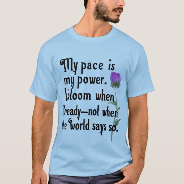 Mitt ansikte är min kraft T-Shirt (Framsida)