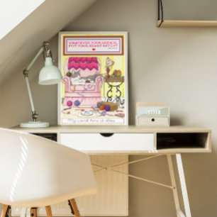 Mitt arbete här är klart Poster