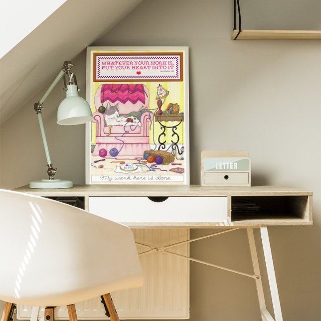 Mitt arbete här är klart Poster (Skapare uppladdad)
