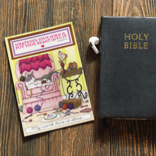 Mitt arbete här är Kort för pastoruppskattning