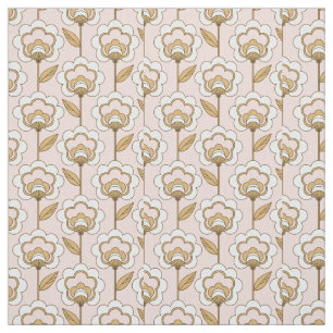 Mitt--Århundrade modern blommönster Tyg