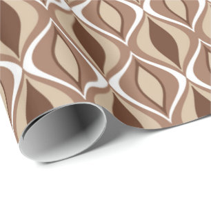 Mitt--Århundrade modern diamanter, Taupe och brun Presentpapper