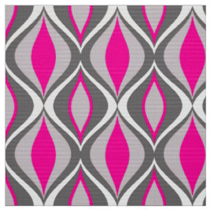 Mitt--Århundrade moderna diamanter, Fuchsia och Tyg
