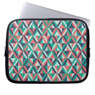 Mitt--Århundrade modernt geometriskt mönster Laptop Fodral