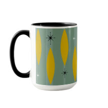 Mitt- århundradeovalerStarbursts randar, guld på