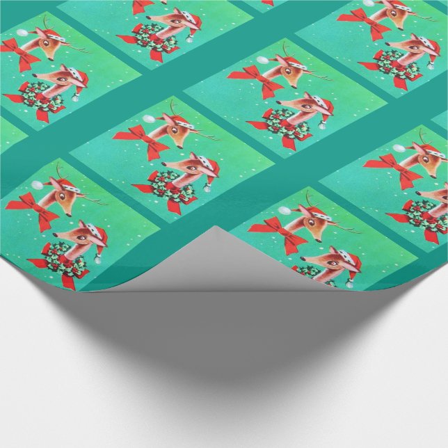 Mitt- århundraderen för härlig vintage presentpapper (Hörn)