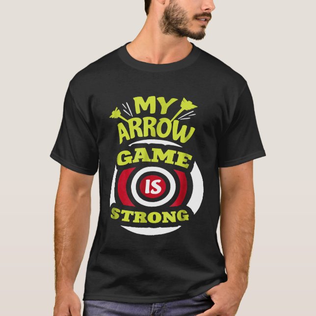 Mitt Arrow-spel är en stark, funny arkitekturisk i T Shirt (Framsida)