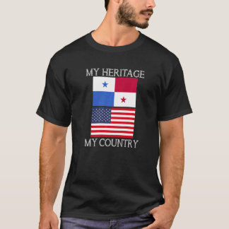 Mitt arv mitt Land Panamaniska amerikanska T Shirt