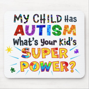 Mitt barn har AUTISM, vilken är din Barn TOPPEN? Musmatta