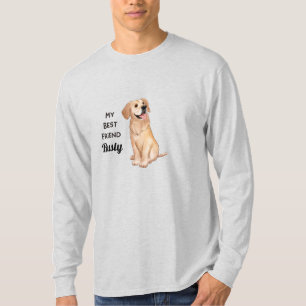 Mitt bästa anpassade vändelsnamn för Golden Retrie T Shirt