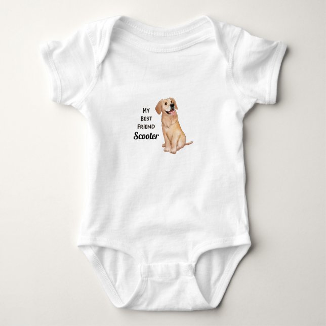 Mitt bästa anpassade vändelsnamn för Golden Retrie T Shirt (Framsida)