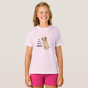 Mitt bästa anpassade vändelsnamn för Golden Retrie T Shirt