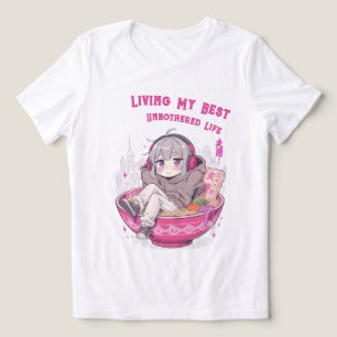 Mitt bästa obekymrade liv t shirt