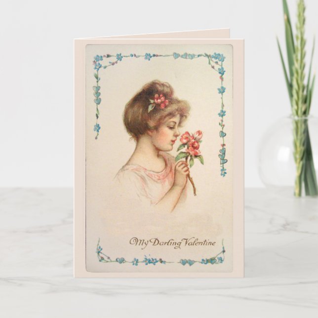 Mitt bedårande valentinhälsningkort helgkort (Framsida)