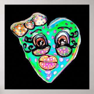 Mitt blå hjärta poster