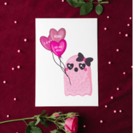 Mitt Boo Valentine Day Card Julkort