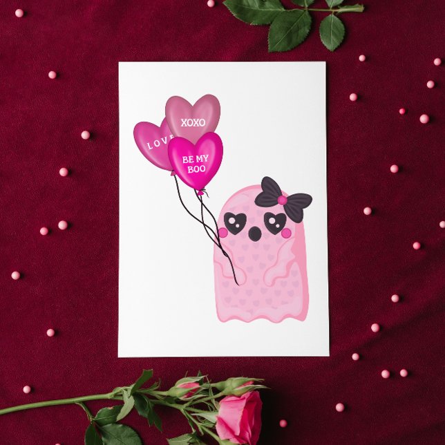 Mitt Boo Valentine Day Card Julkort (Skapare uppladdad)