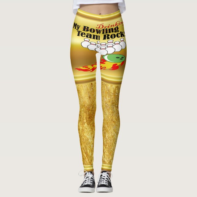 Mitt bowling/drickteam sten leggings (Framsida)