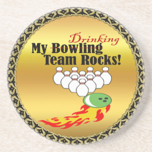 Mitt bowling/drickteam sten underlägg