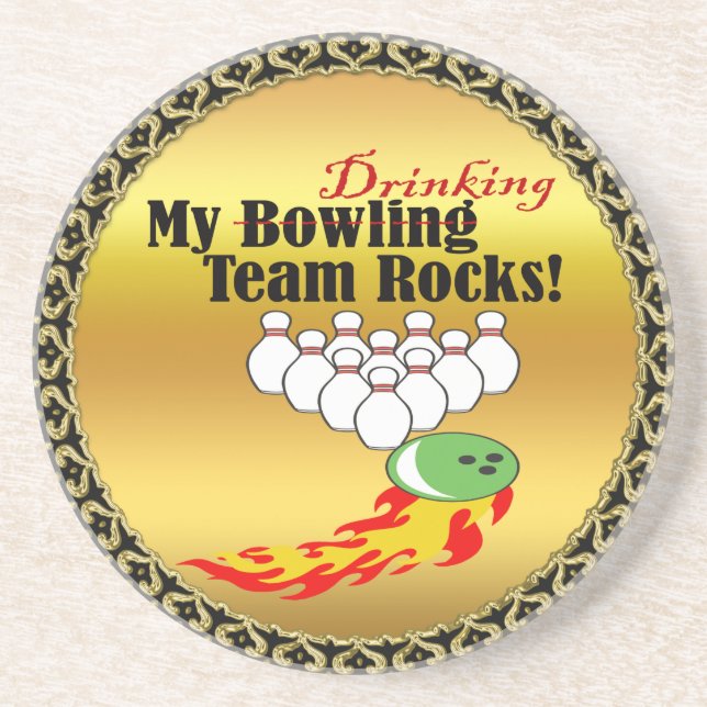 Mitt bowling/drickteam sten underlägg (Framsidan)